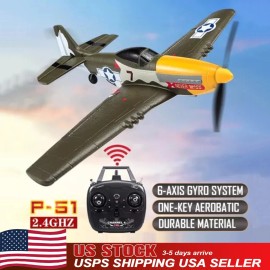 Volantex US RC Plane P51 Mustang 2.4G Radio EPP Foam 4CH 6Axis RTF Remote Control Fighter
