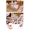 Alideco 92 Pcs Stickers Flake Retro Coffee Reward Book Collage