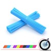 72Pcs Light Blue Spoke Skins - Universal Dirt Bike/Motorcycle/Bicycle Wheel