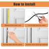 Backer Rod 3/8 Inch,Black Foam Caulk Saver for Gaps and