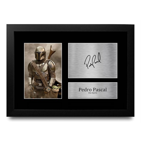 HWC Trading FR A4 Pedro Pascal The Mandalorian Gifts Printed