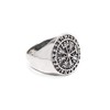 Windalf Rune Vikings Ring VEGVISIR 18 mm Viking Compass Signet