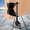 Lygoeege 2Inch Gate Wheel, 90lbs Capacity, Spring-Loaded Absorbing Solid Rubber