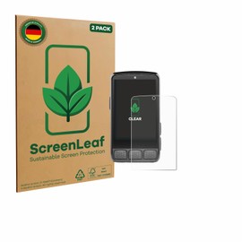 ScreenLeaf (2 x Protective Film for Wahoo Elemnt Roam V3 [Sustainable Screen Protector, Film, Transparent, Scratch-Resistant]