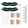 Aymthgt 19 PCS Q0520 Replacement Parts for iRobot Roomba 104/Q0520/Q052/105 Vac/105 Combo Vacuum,2 Roller Brush, 6 Side Brushes, 6 HEPA Filters, 4 Dust Bags and 1 Clean Brush