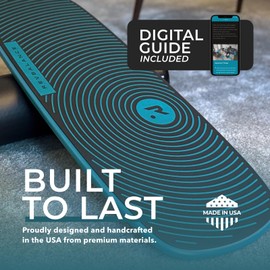 Revbalance 101 v2 - Balance Board Sports Trainer (Mini - Dark Teal)