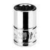 Capri Tools 11 mm Shallow Socket, 3/8 in. Drive, 12-point,