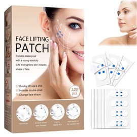 120pcs Face Lift Tape,Face Lift Tape Invisible,Instant Anti Wrinkle Patches for Tapes Tightening Skin,Waterproof Face Tapes for Lifting Sagging Skin,Face Lifting Tape Wrinkle Hide