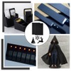 OLYCRAFT 2pcs ABS Plastic Sheet 21x30cm Black Rigid Moldable Panel