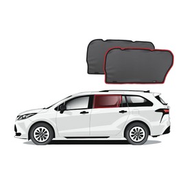 Genuine SNAPSHADES Car Rear Window Shades for Toyota Sienna 4th Gen (XL40; 2020-Present)