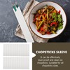 SHERCHPRY 200Pcs Chopsticks Takeout Sleeve, Chopsticks Paper Bag, Disposable Chopsticks