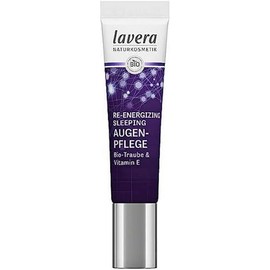 lavera Re-Energizing Sleeping Eye Care - Natural Cosmetics - Vegan - Organic Grapes & Vitamin E - Selected Power Active Ingredients - Reduces Expression Wrinkles - Moisturises - Paraben Free - 15 ml