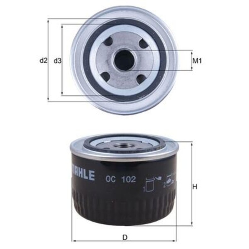 Knecht OC 102 Oil Filter