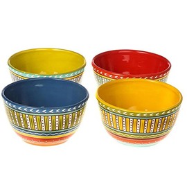 Certified International Corp Valencia Ice Cream Bowl 4/Piece Set Multi
