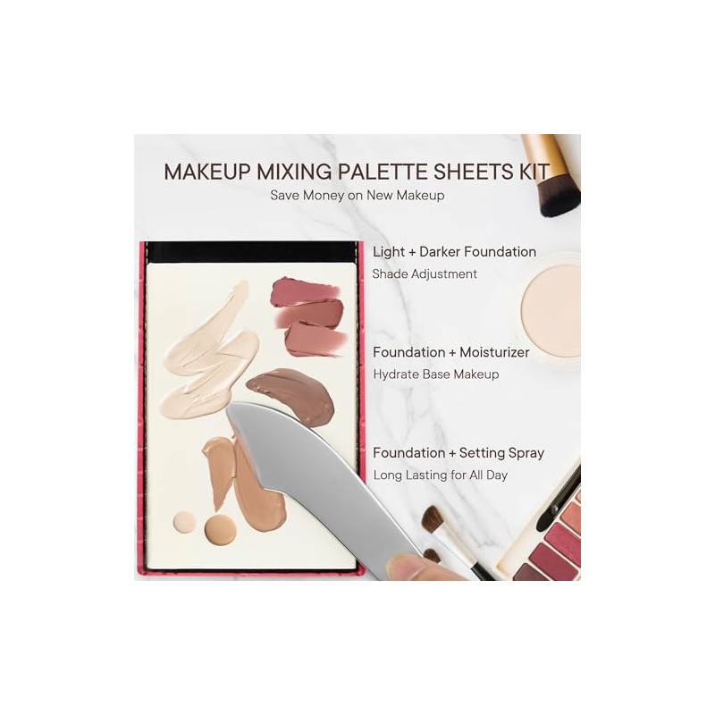 Alyfini- Kit de paleta de mezcla de maquillaje en crema