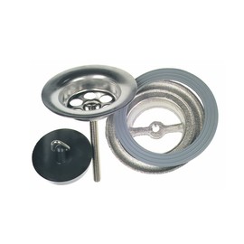 Viega 100261 Universal Drain Valve 1 1/4 Inch x 60 mm Diameter with Rubber Plug Plug Washbasin