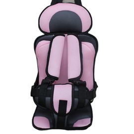 Electric Tricycle Child Safety Seat Anti Strain Car Baby Seat Cushion for Toddler S Size Pinkgray