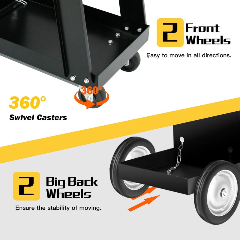 ZIXNEXKOO Welding Cart Heavy Duty with 360 Swivel Wheels, Original