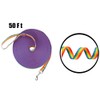 TopPetPro [50 Feet] Rainbow Pride Dog/Puppy Obedience Recall Training Agility
