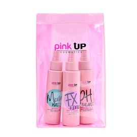PINK UP  Skincare MiniKit  Limpia Y Equilibra La Piel  Ideal Para Viaje  Skin Care  Tonico Facial  Kit 3 Minis 100 Ml  Agua Micelar, Balanceador De...