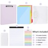 SKYDUE 3 Ring Binder with Clipboard,1 Inch Binder, 13.2" ×