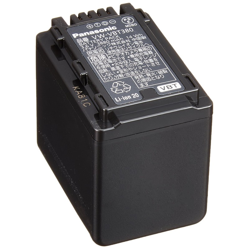 パナソニック バッテリーパック VW-VBT380-K