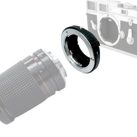 MD-LM Lens Adapter Ring for Minolta MD MC Lenses Compatible with Leica M1, M2, M3, M4, M5, M6, M7, M8, MP3 Cameras, Epson R-D1, Minolta CL, GXR, RF&35 RF.MD to L/M Lens Adapter