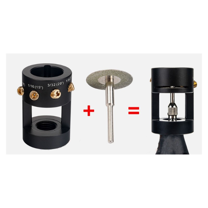 Tungsten Grinder Sharpener Multiangle Offset Head Welding Head Tool TIG