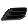 TRQ Front Right Fog Light Hole Cover Black Passenger Side