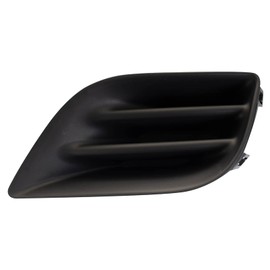 TRQ Front Right Fog Light Hole Cover Black Passenger Side Compatible with 2012-2014 Nissan Versa NI1039128
