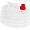 Trespass Squeezebox, Clear, Faltbarer Wasserkanister 6 Liter, Weiß