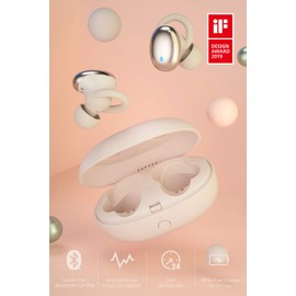 1More E1026BT auricular para móvil Biauricular Dentro de oído Oro Inalámbrico - Auriculares (Inalámbrico, Dentro de oído, Biauricular, Intraaural, 16 Ohmio, Oro)