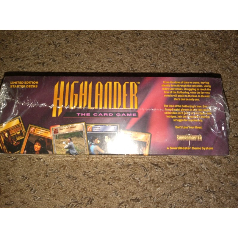 1995 Highlander The Card Game Limited Edition Starter Decks FACTORY