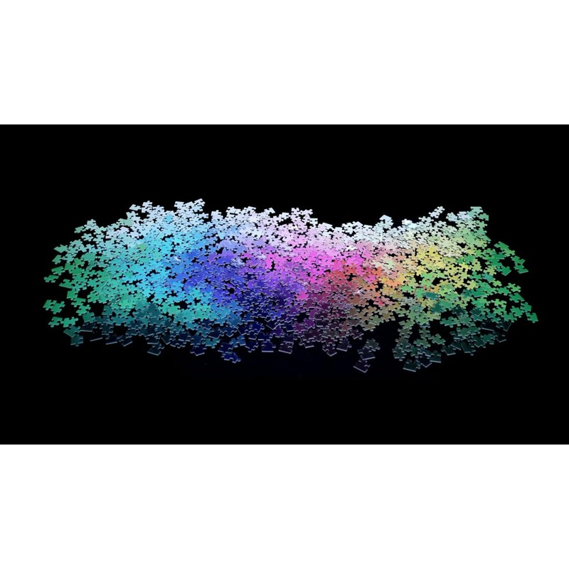 1000 Colors Jigsaw Puzzle CMYK Gradient Clemens Habicht