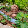 Garden Hose Guide Spike Stake Hose Roller Guide, Rustproof Coated