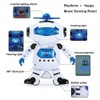 Musical Walking Dancing Robot Toy for Kids, Flashing Lights, 360°