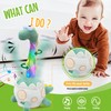 Singing and Dancing Dinosaur,Dancing Cactus Series Talking Dinosaur Baby Toy,Wriggle