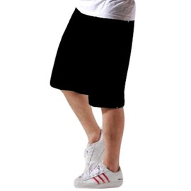 KO ZOON B07 Men's Short Pants, Large Size, Loose Fit, Half Length, Shorts, Jersey Bottom, Black