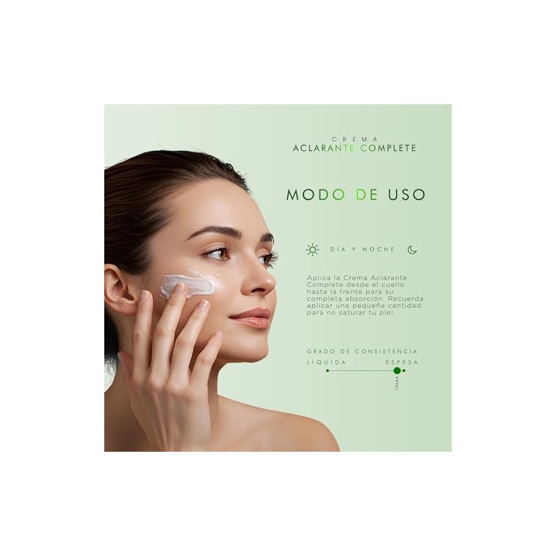 Pureza Natur Crema Facial Aclarante Paño Cara Cuerpo Humecta Aclara