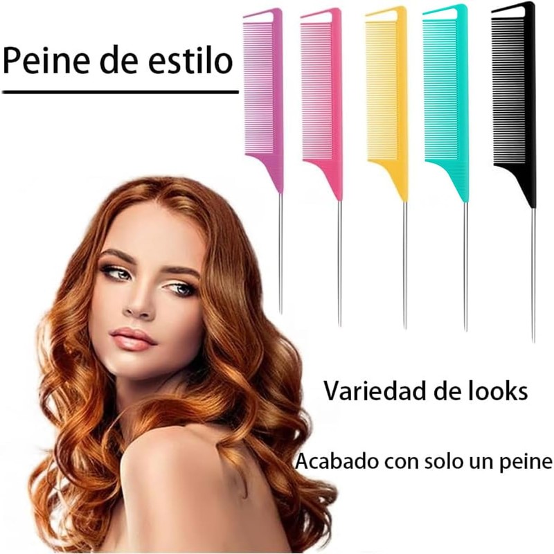 5 Peines De Peinado Para Hombres Y Mujeres, Peines De