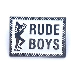 Patch Nation Rude Boys SKA Metal Button Badge Pin Pins Cosplay Brooch