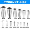 One Set of One-Piece Stainless Steel Nozzles 14pcs Universal Integrated