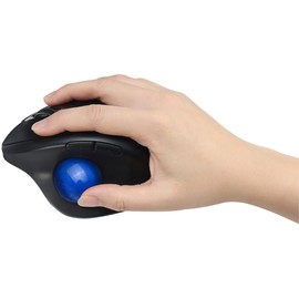 Mod-It Gaming Maus: Kabellose Trackball-Maus mit Bluetooth, 7 Tasten, Scrollrad, 1.600 DPI (Trackball Mouse, Trackballmaus, Laptop Tisch)