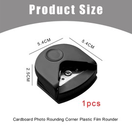 Paper Corner Punch, Corner Rounder, Corner Rounder for Laminating Films, Corner Rounding Punch, Portable Corner Punch, Corner Punch, Precise Corner Cutter for Cutting Paper, Photos, Business Cards