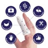 Pack of 25 Snugfast White Finger Cots Buddies Tubular Bandage