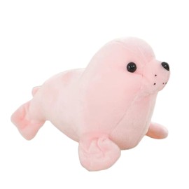 champracer Seal Plush Toys, Sea Animal Cushion Plush Seal Plush Toy Hugs Plush Gifts Toy for Boys and Girls (Pink, 25 cm)