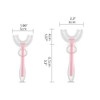 2 Pcs Kids U Shaped Toothbrush 360° Oral Teeth Cleaning