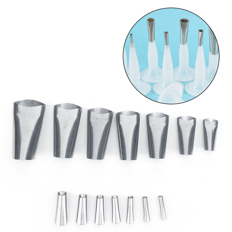 14pcs Caulking Nozzle Stainless Steel Sealant Nozzle Applicator Finishing Tool
