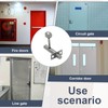 Hidden Internal Door Lock with Star Key, 2 Pairs Mortice
