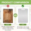 Thoquene Titanium Chopping Board with Connection Set, Stainless Steel, Double-Sided